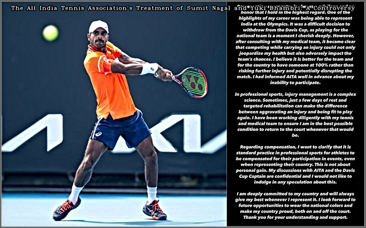 all-india-tennis-treatment-sumit-nagal-yuki-bhambri